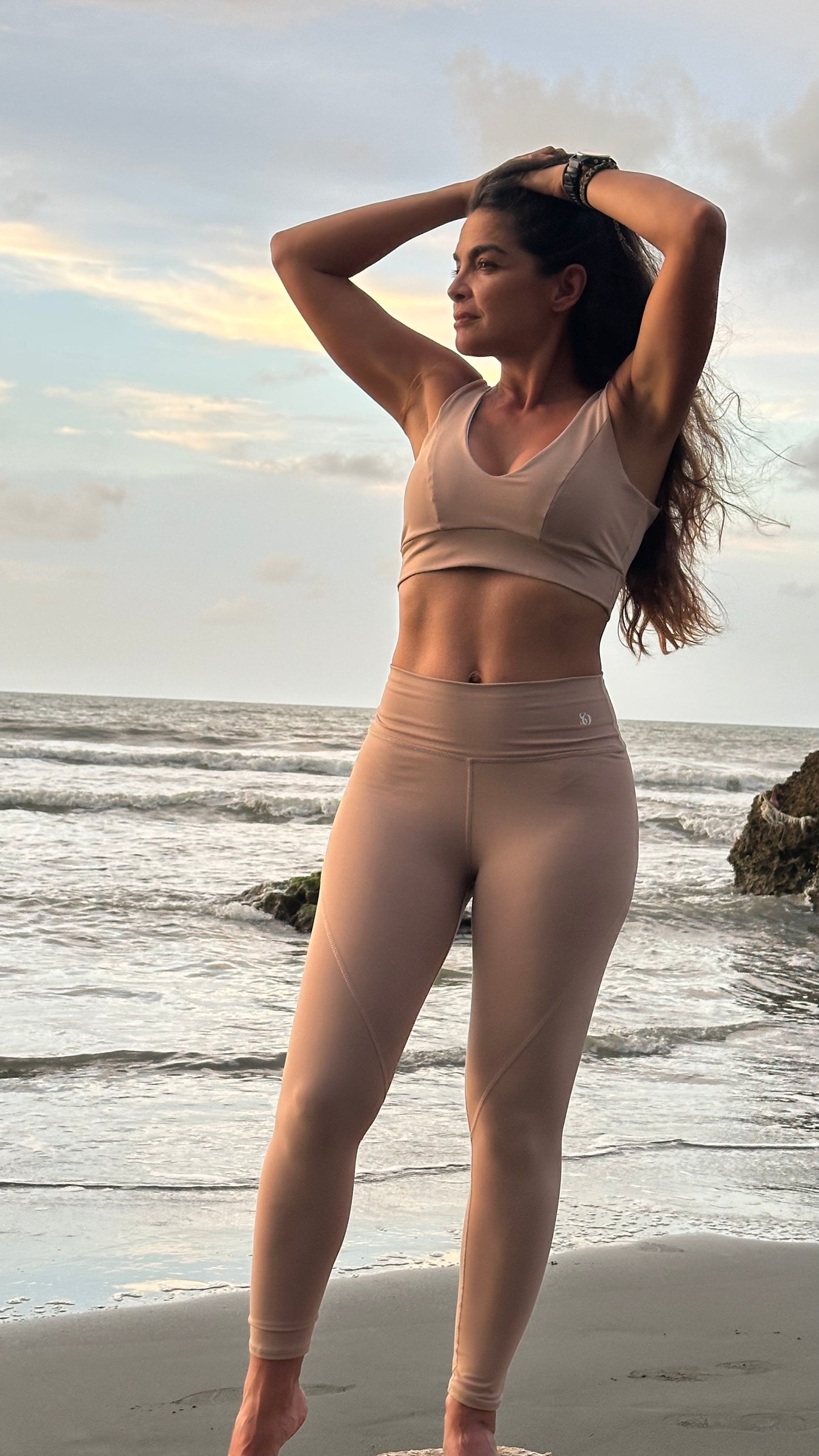 Set Legging Natura Beige