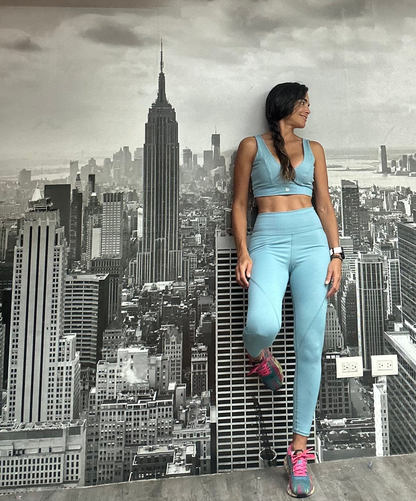 Set Legging Nature Azul