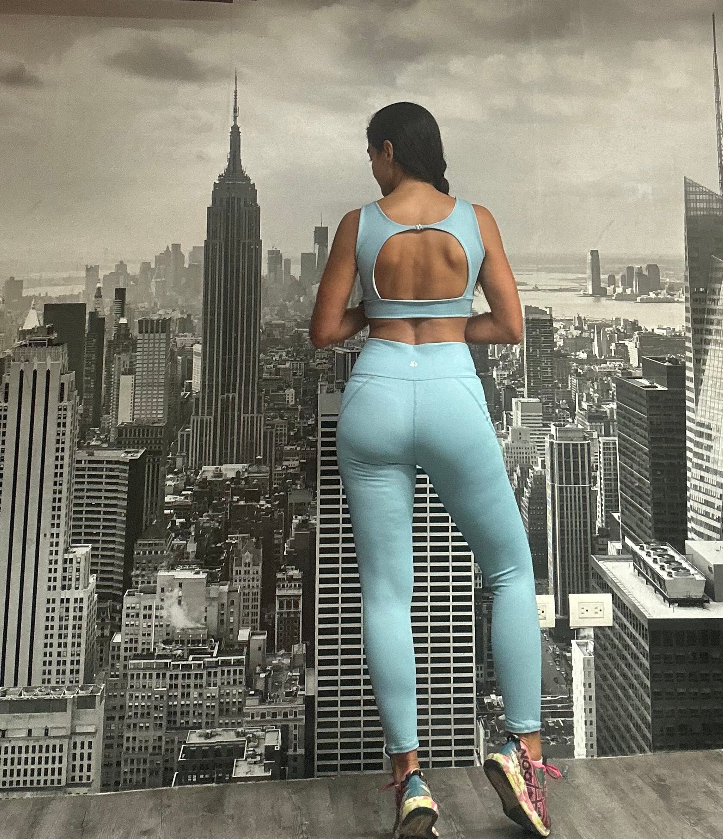 Set Legging Nature Azul