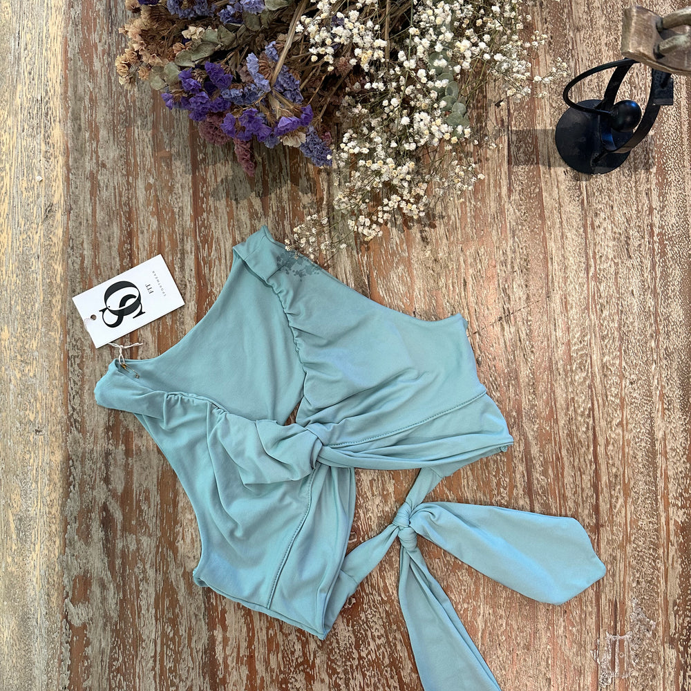 Top Nudo Verde Pistacho