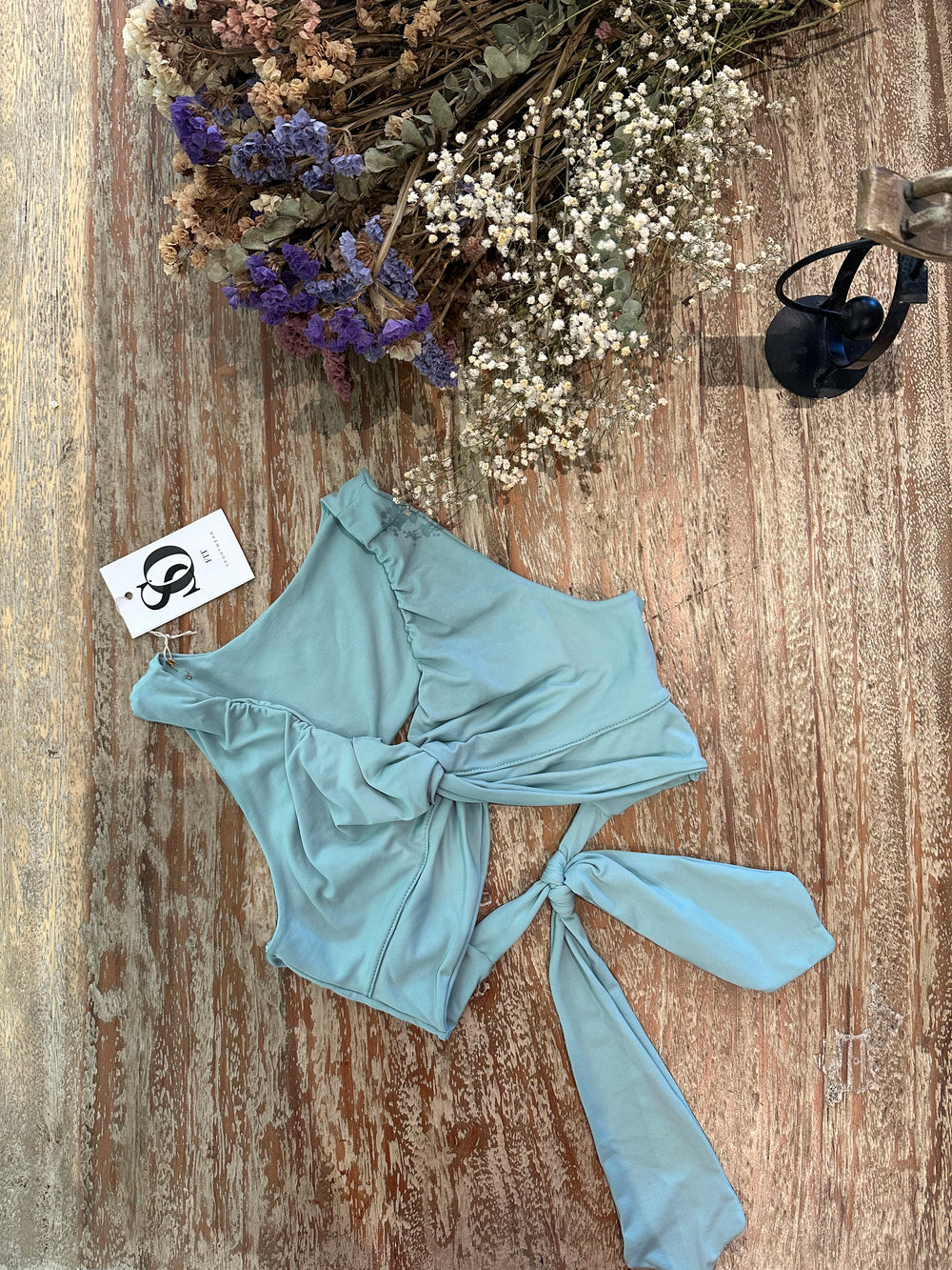 Top Nudo Verde Pistacho