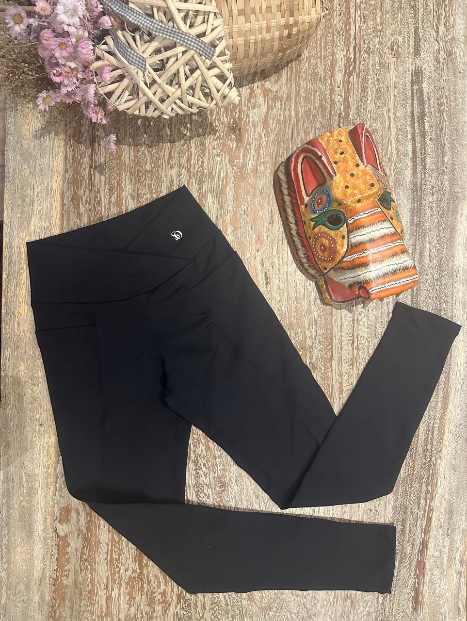 Set Legging Vegas + Top Negro