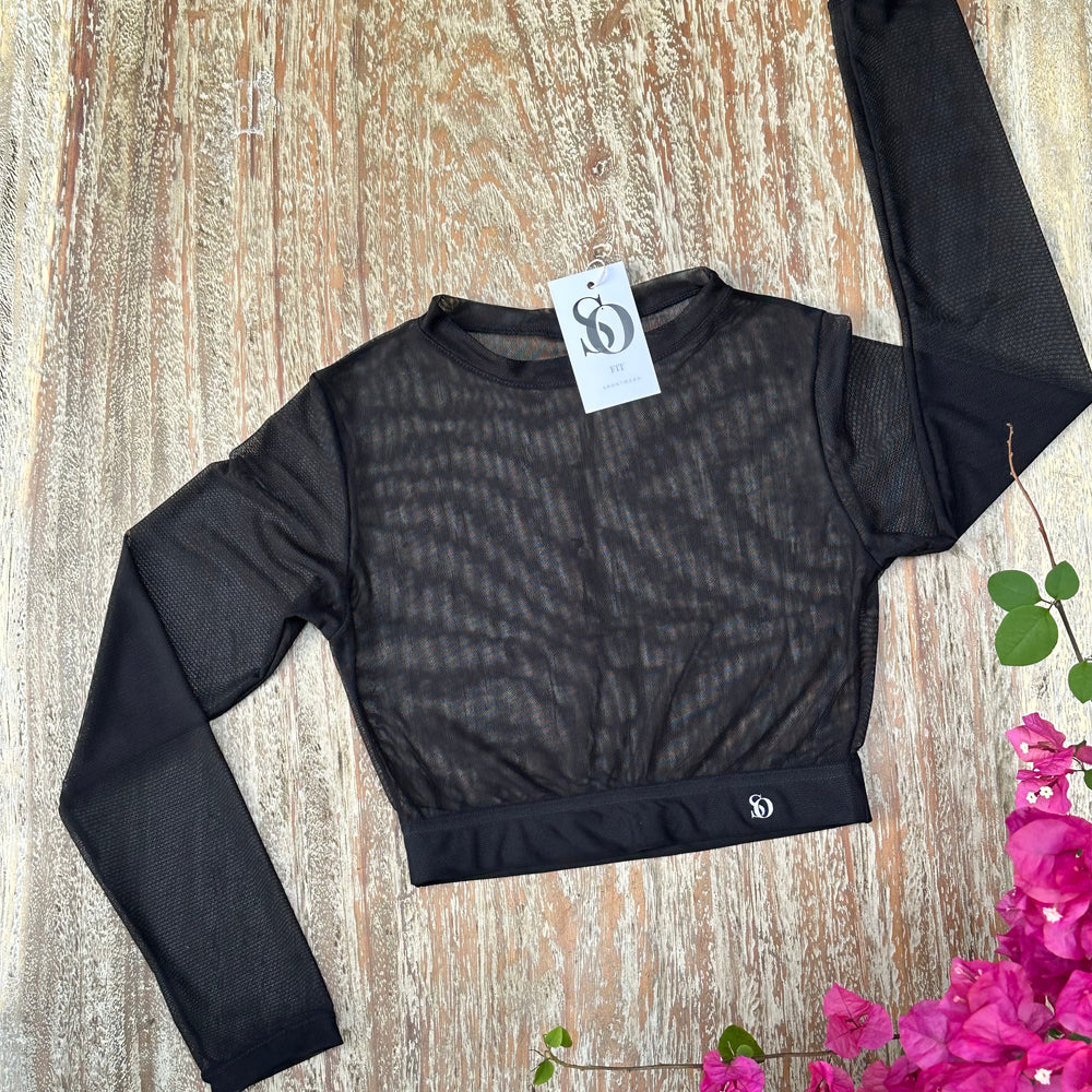 Camibuso Malla Negro