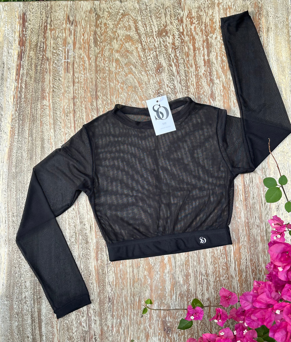 Camibuso Malla Negro