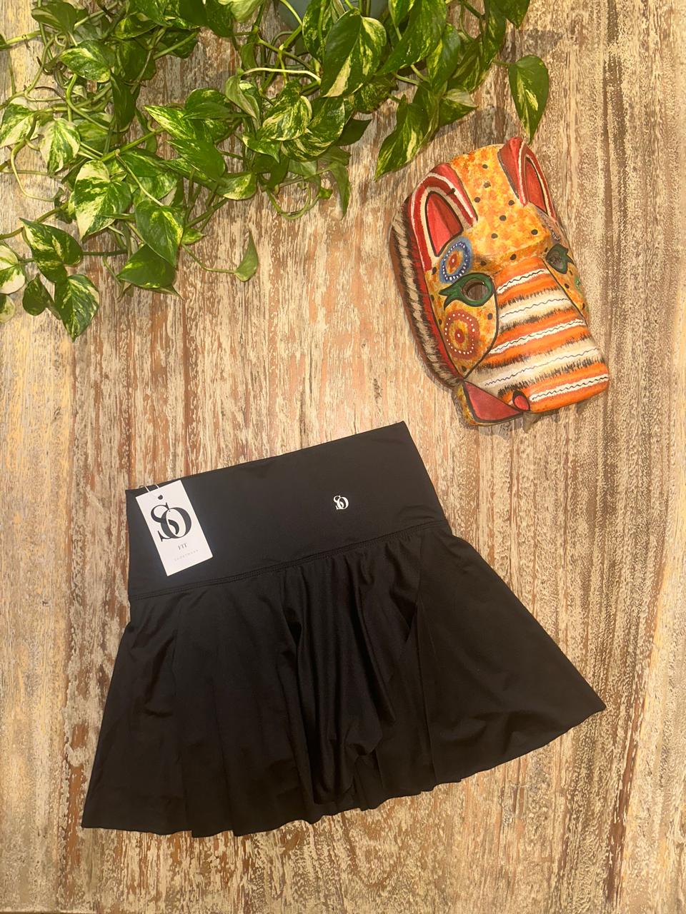 Falda Coquette Negra