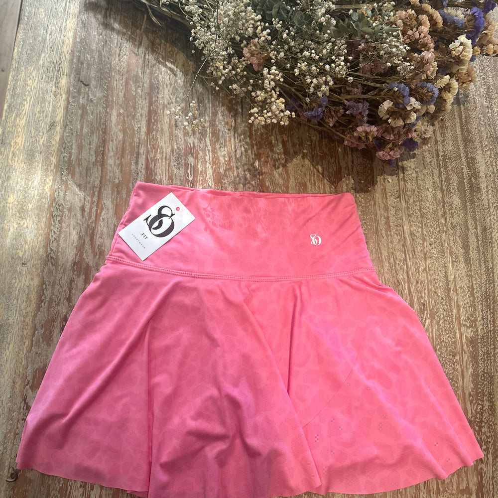 Falda Coquette Rosa Pardo