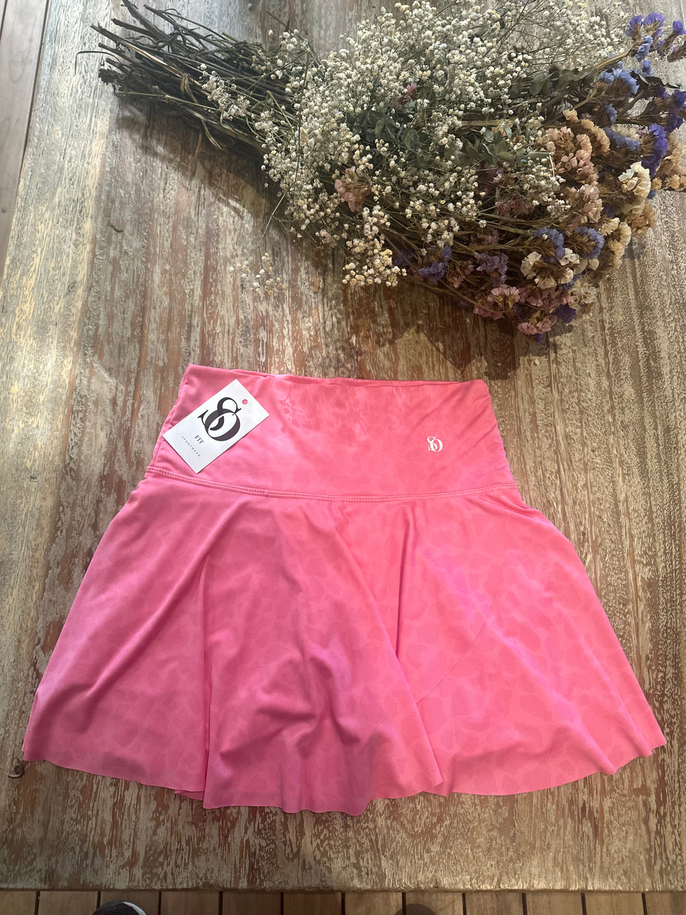 Falda Coquette Rosa Pardo