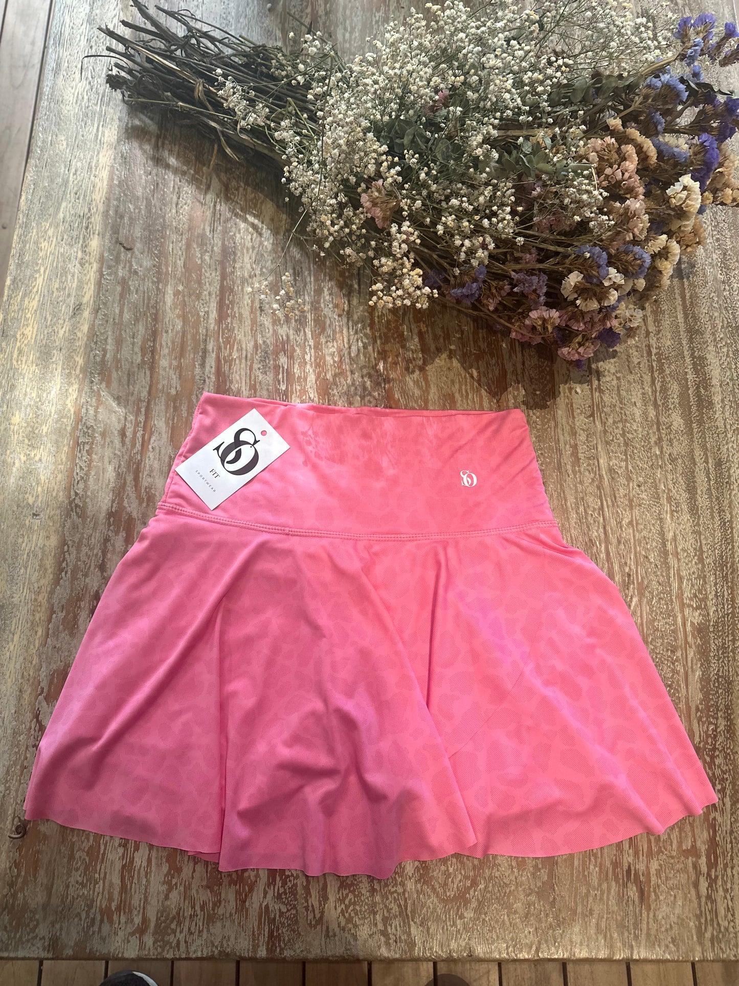 Falda Coquette Rosa Pardo
