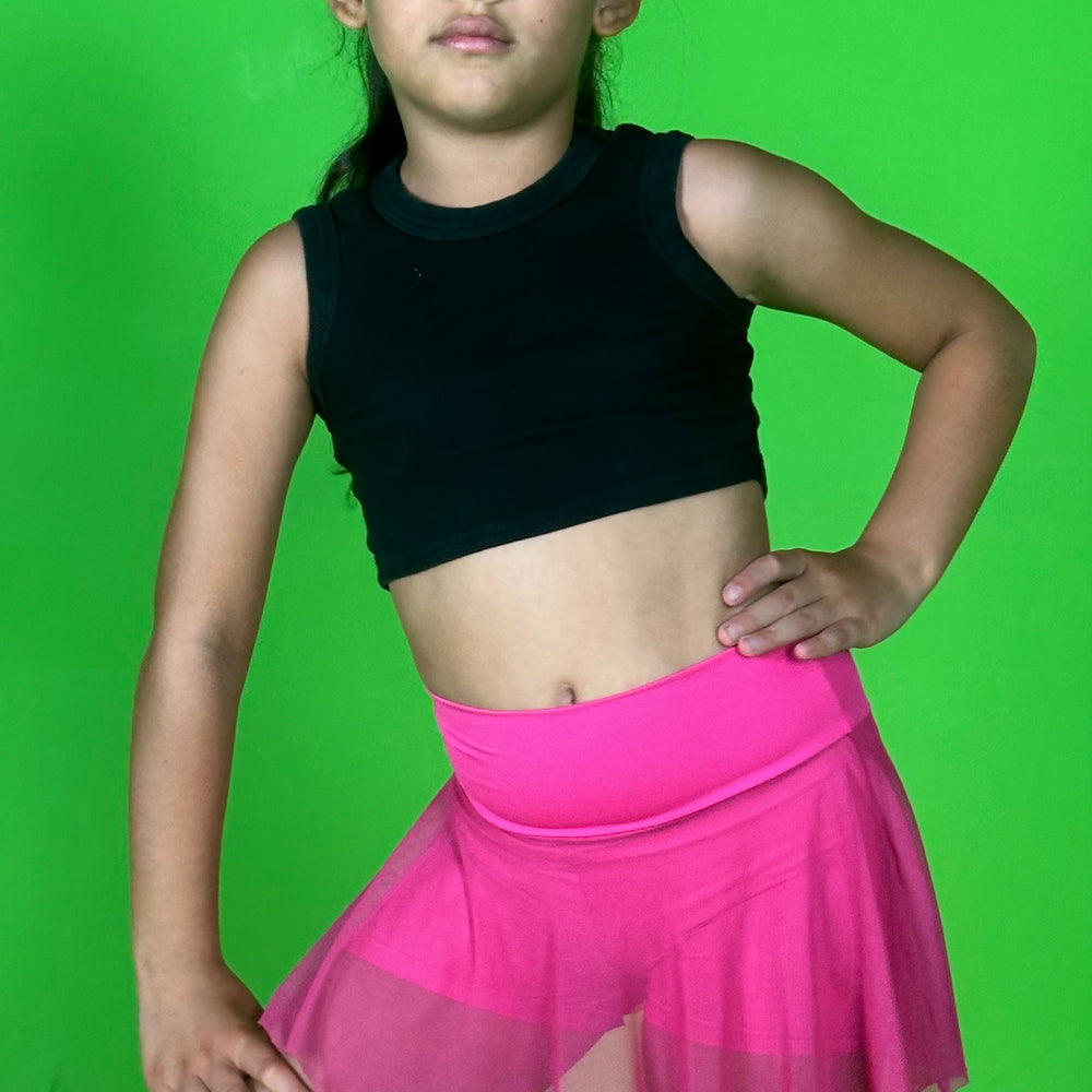 Falda Niña Fucsia