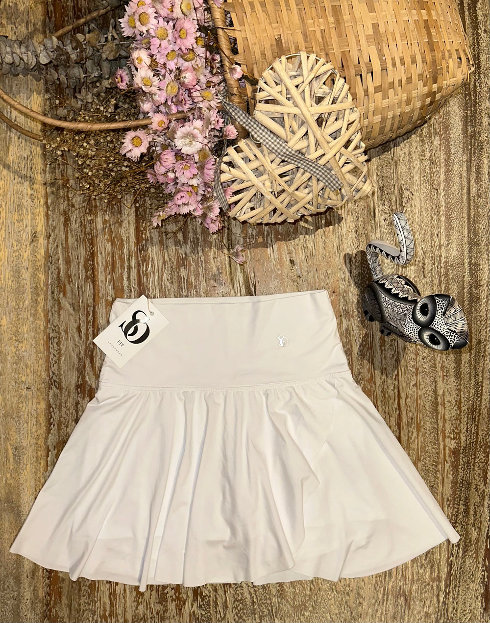 Falda Coquette Blanco