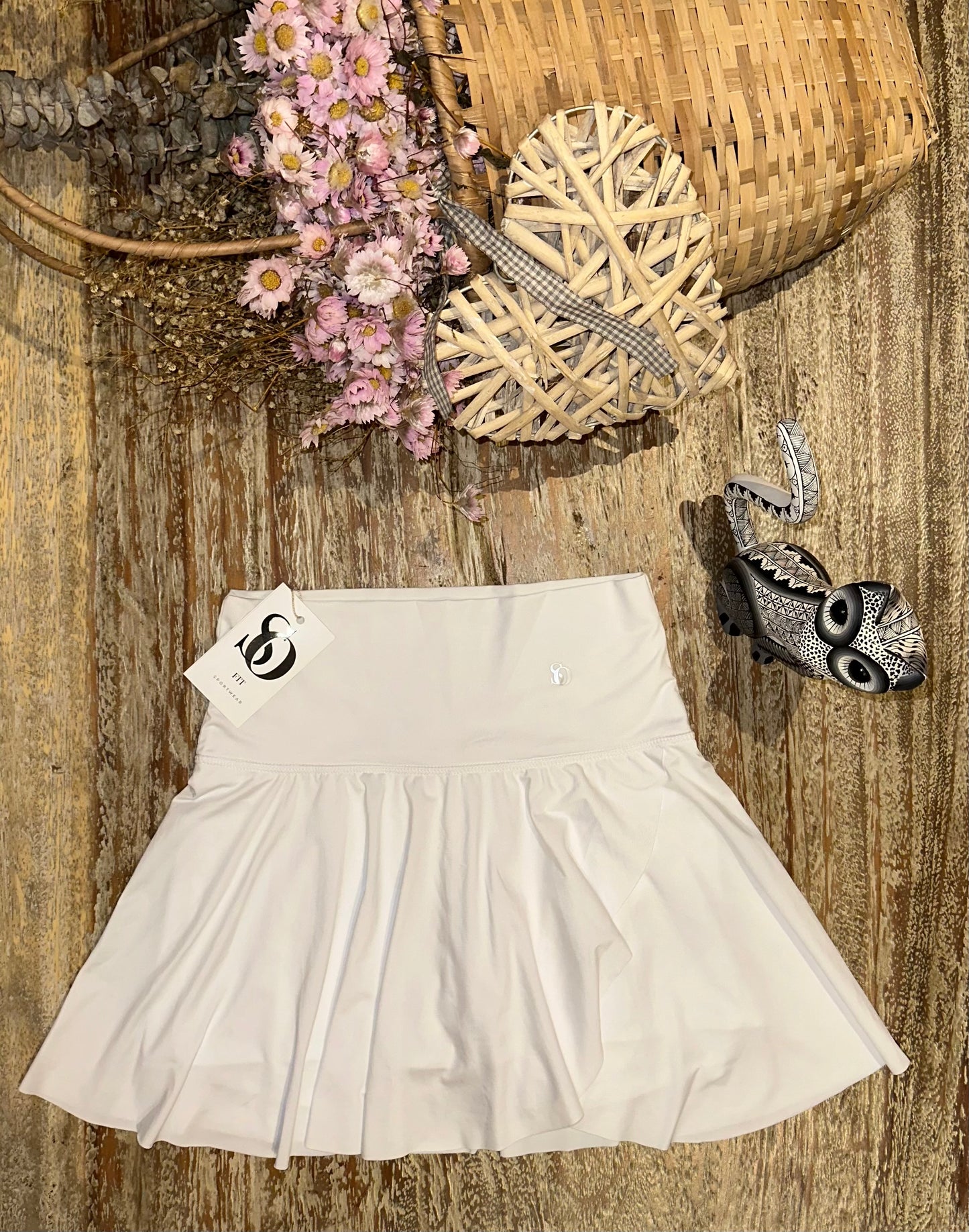 Falda Coquette Blanco