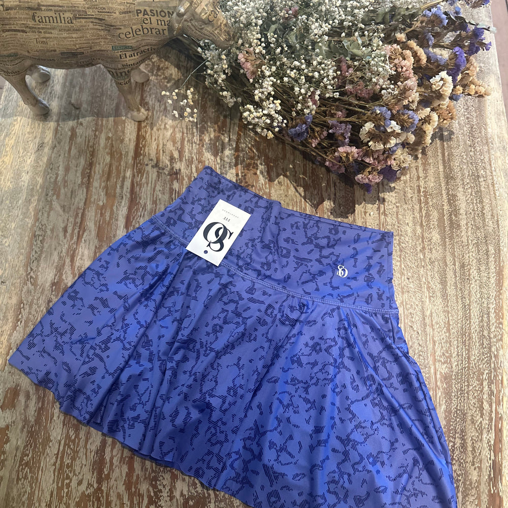 Falda Niña Violet Flowers
