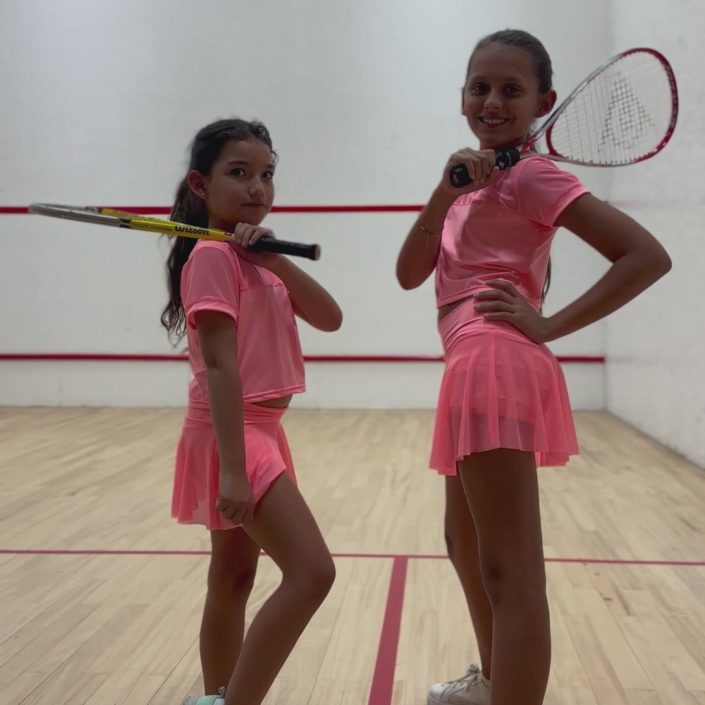 
                      
                        Cargar y reproducir video en el visor de la galería, Falda Niña Coral
                      
                    